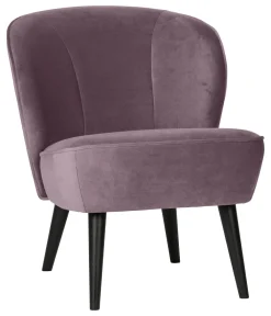 WOOOD Fauteuil Stof / Textiel|Fauteuil Velvet / Fluweel|Fauteuil Sara Velvet