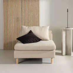 Nohr Fauteuil Stof / Textiel|Fauteuil Sharen kleur Beige