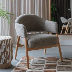 ZILT Fauteuil Stof / Textiel|Fauteuil Bouclé / Teddy|Fauteuil Shenae Bouclé