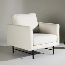 Nohr Fauteuil Stof / Textiel|Fauteuil Sumit kleur Off White Wit