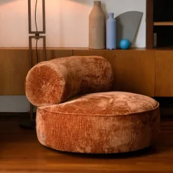 Dutchbone Fauteuil Stof / Textiel|Fauteuil Tilbury Chenille