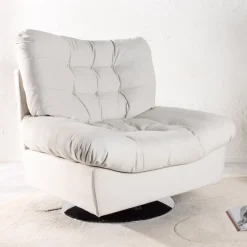 Nohr Fauteuil Stof / Textiel|Fauteuil Timoty kleur Off White