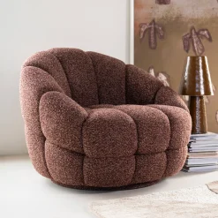 Eleonora Fauteuil Stof / Textiel|Fauteuil Bouclé / Teddy|Fauteuil Tina Bouclé