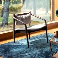 Dutchbone Fauteuil Stof / Textiel|Fauteuil Torrance Hout