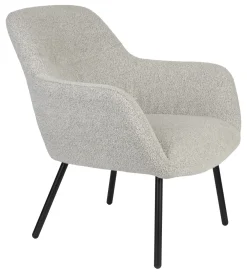 ZILT Fauteuil Leer / Kunstleer|Fauteuil Bouclé / Teddy|Fauteuil Tristan Bouclé, kleur Beige
