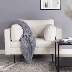 Nohr Fauteuil Stof / Textiel|Fauteuil Bouclé / Teddy|Fauteuil Tylan Teddy