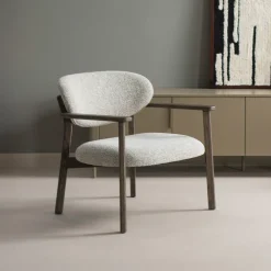 WOOOD Fauteuil Stof / Textiel|Fauteuil Udar Geweven melange stof