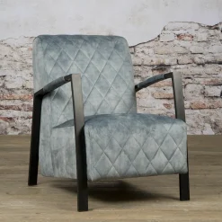 Tower Living Fauteuil Stof / Textiel|Fauteuil Velvet / Fluweel|Fauteuil Villa Velvet