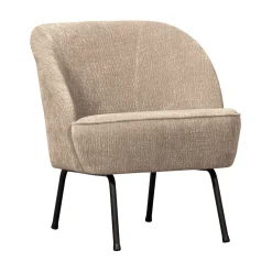 WOOOD Fauteuil Stof / Textiel|Fauteuil Vogue Chenille, kleur Zand