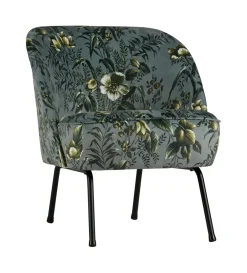 WOOOD Fauteuil Stof / Textiel|Fauteuil Velvet / Fluweel|Fauteuil Vogue Poppy Velvet