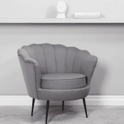 Nohr Fauteuil Stof / Textiel|Fauteuil Yoni kleur Grijs