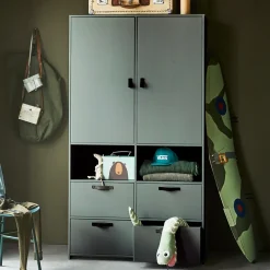 vtwonen Kledingkasten & Garderobekasten|Garderobekast Stage 185 x 103cm Groen