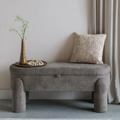 ZILT Halbanken|Halbank Delrico 113cm, kleur Taupe