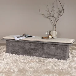 Nohr Halbanken|Halbank Joany Met kussen, 160cm Grijs