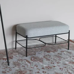 ZILT Halbanken|Halbank Kamron Bouclé, 90cm