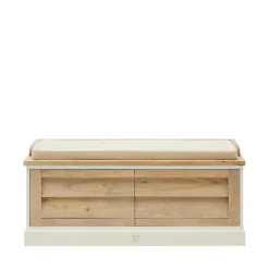 Rivièra Maison Halbanken|Halbankje Pacifica Mangohout, 110cm White