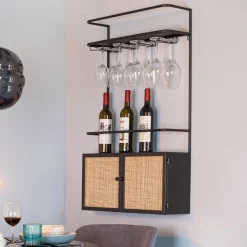 ZILT Wijnkasten & Wijnrekken|Hangend Wijnrek Richie Webbing, Voor 10 flessen