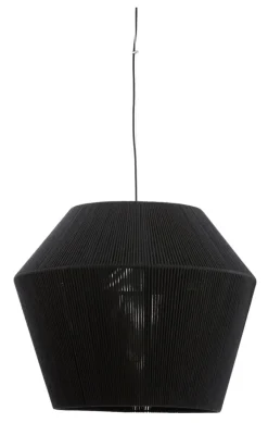 Light & Living Hanglampen|Hanglamp Agaro Katoen, kleur Zwart
