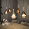 LifestyleFurn Hanglampen|Hanglamp Artemio Glas, 5-lamps
