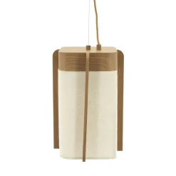 By-Boo Hanglampen|Hanglamp Aterlier Linnen en houtlook