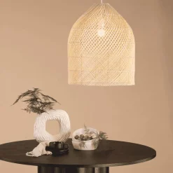 Nohr Hanglampen|Hanglamp Bambie Rattan, 53cm Naturel