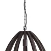 Light & Living Hanglampen|Hanglamp Barsia Mangohout, 40cm, kleur Donkerbruin
