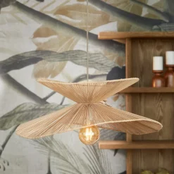 Rivièra Maison Hanglampen|Hanglamp Bayu Riet, 65cm Naturel