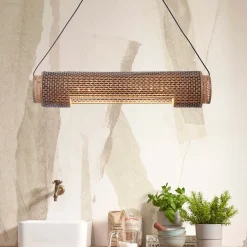 GOOD&MOJO Hanglampen|Hanglamp Bhutan Bamboe, 85cm