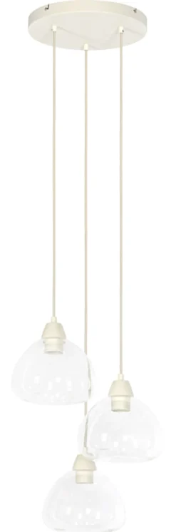 Light & Living Hanglampen|Hanglamp Bisho 3-Lamps getrapt Cru00e8me