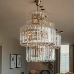 Richmond Interiors Hanglampen|Hanglamp Chenna Glas, 80 x 80cm