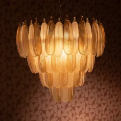 Richmond Interiors Hanglampen|Hanglamp Chloe Glas, 60 x 60cm