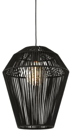 Light & Living Hanglampen|Hanglamp Deya Langwerpig, kleur Mat Zwart