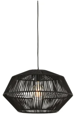 Light & Living Hanglampen|Hanglamp Deya Rond, kleur Mat Zwart