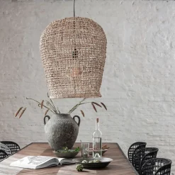 MUST Living Hanglampen|Hanglamp Formentera Bananenblad Naturel