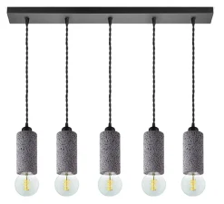 LABEL51 Hanglampen|Hanglamp Fresco 5-lamps, Beton Concrete