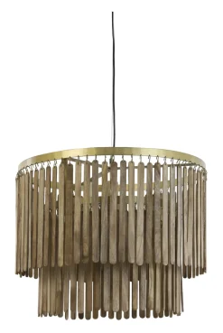 Light & Living Hanglampen|Hanglamp Gulag kleur Bruin