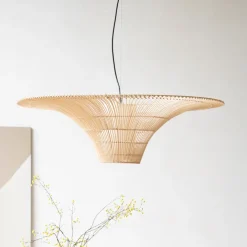 By-Boo Hanglampen|Hanglamp Hanoi Riet Natuurlijk