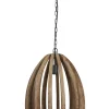 Light & Living Hanglampen|Hanglamp Haranka Mangohout, kleur Chocoladebruin