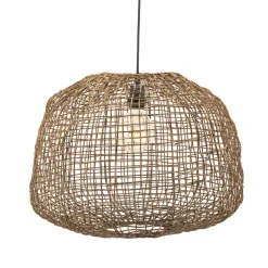 By-Boo Hanglampen|Hanglamp Hata Rattan Bruin
