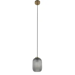 Kave Home Hanglampen|Hanglamp Hestia Grijs