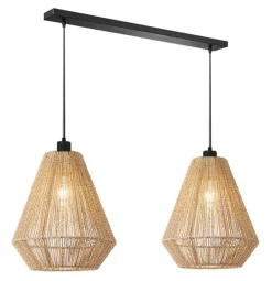 LABEL51 Hanglampen|Hanglamp Ibiza Diamond Jute, 2-lamps