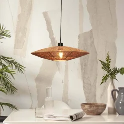 GOOD&MOJO Hanglampen|Hanglamp Iguazu Jute, 55cm, kleur Naturel