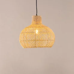 Nohr Hanglampen|Hanglamp Imad Rattan, 35cm Naturel