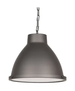 LABEL51 Hanglampen|Hanglamp Industry, Metaal, kleur Grijs Burned Steel