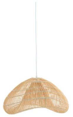 Light & Living Hanglampen|Hanglamp Janzur Rotan, 53cm Terra