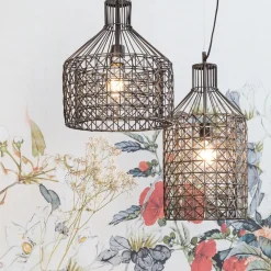 Dutchbone Hanglampen|Hanglamp Jim Zilver