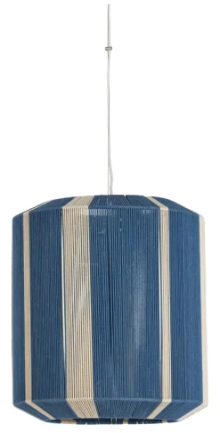 Light & Living Hanglampen|Hanglamp Kozana kleur Blauw/Crème