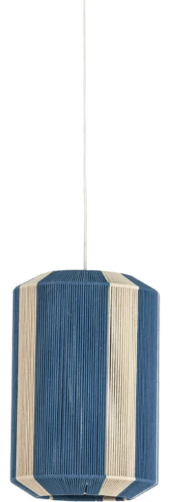 Light & Living Hanglampen|Hanglamp Kozana kleur Blauw/Crème