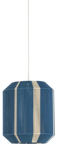 Light & Living Hanglampen|Hanglamp Kozana kleur Blauw/Crème