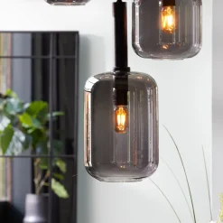 Light & Living Hanglampen|Hanglamp Lekar Ø22cm Zwart